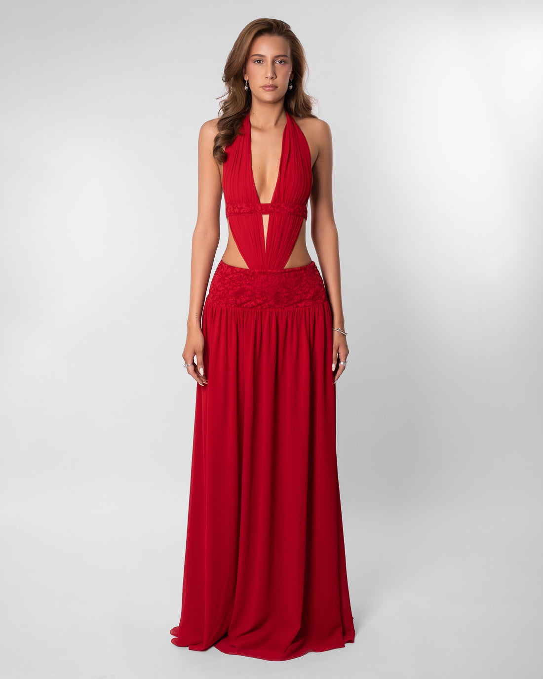 Oversized Cropped Satin Jackie Blazer